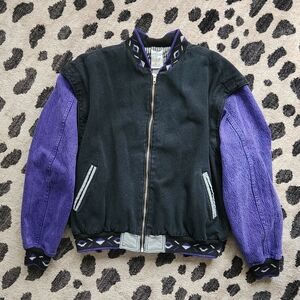 Vintage Jean Bomber Jacket